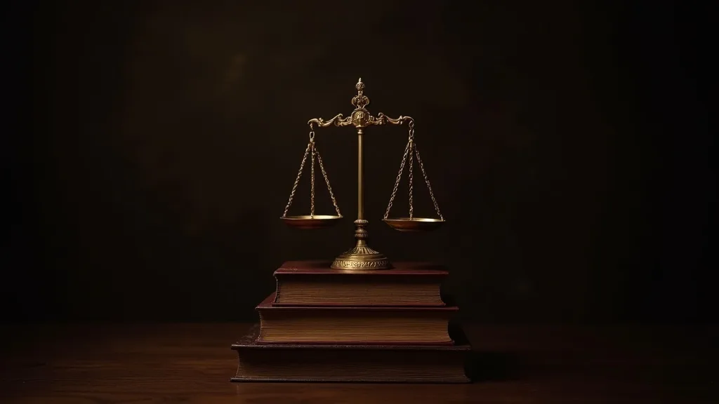 balance de la justice en laiton sur des livres de droit anciens a Nice